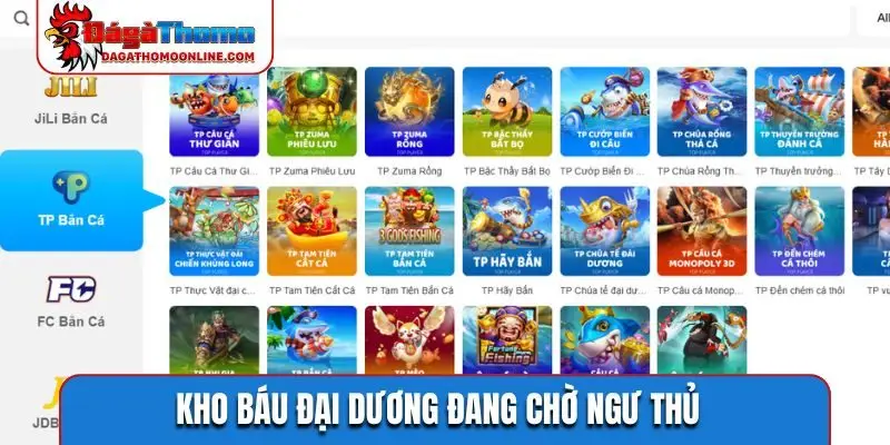Kho báu đại dương đang chờ ngư thủ